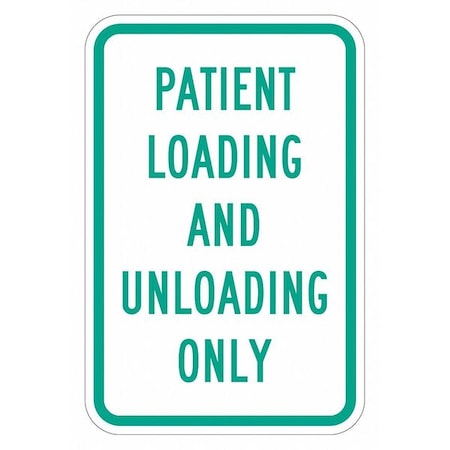 Lyle Pickup & Dropoff Only Sign, 18" x 12, T1-2201-EG_12x18 T1-2201-EG_12x18