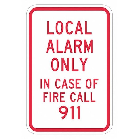 Lyle Facility Sign, 18 in H, 12 in W, Aluminum, Vertical Rectangle, English, T1-1839-EG_12x18 T1-1839-EG_12x18