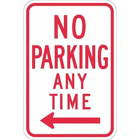 Lyle No Parking Any Time Sign, 18" x 12, T1-1170-EG_12x18 T1-1170-EG_12x18