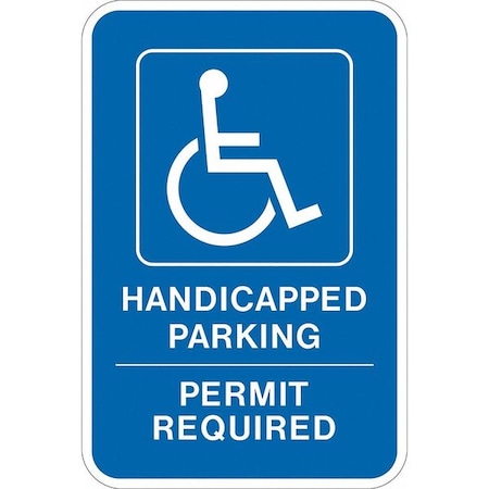 Lyle ADA Handicapped Parking Sign, 18" x 12, T1-1125-EG_12x18 T1-1125-EG_12x18