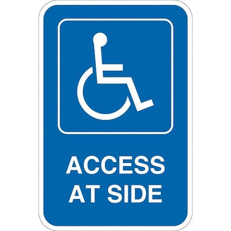 Lyle ADA Handicapped Parking Sign, 18" x 12, T1-1127-DG_12x18 T1-1127-DG_12x18
