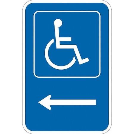 Lyle ADA Handicapped Parking Sign, 18" x 12, T1-1129-EG_12x18 T1-1129-EG_12x18