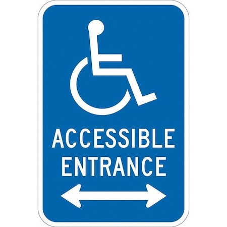 Lyle ADA Handicapped Parking Sign, 18" x 12, T1-1133-DG_12x18 T1-1133-DG_12x18