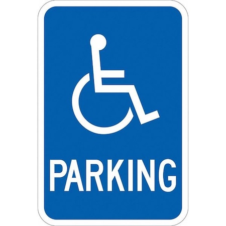 Lyle ADA Handicapped Parking Sign, 18" x 12, T1-1136-DG_12x18 T1-1136-DG_12x18