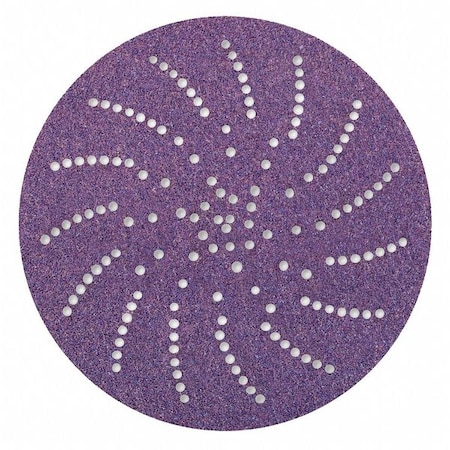 3M Cubitron Hook-and-Loop Sanding Disc, 6" Dia, No Hole, Precision Shaped Ceramic, 220+ Grit, Open Coat Type 7100064271