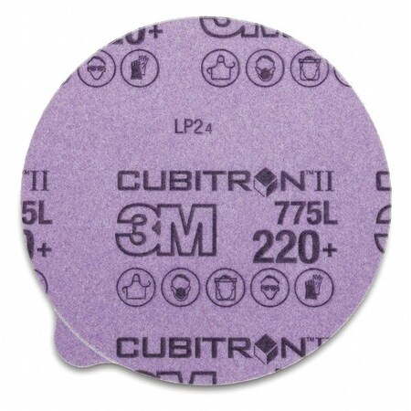 3M Cubitron Hook-and-Loop Sanding Disc, Coated, 6"dia. 7100067092