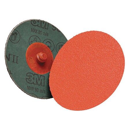3M Cubitron Quick Change Disc, Coated, 4" dia. 7100096602
