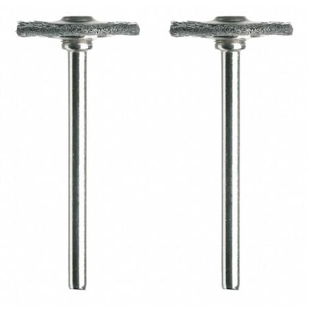 Dremel Carbon Steel Brush, 3/4in. dia., PK2 428-02