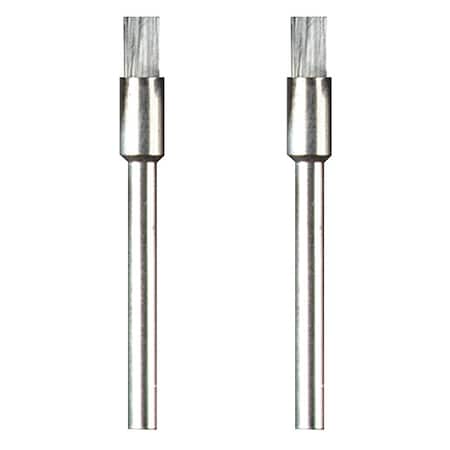 Dremel Carbon Steel Brush, 1/8in. dia., PK2 443-02