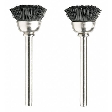 Dremel Nylon Bristle Brush, 1/2in. dia., PK2 404-02
