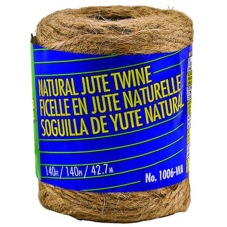 Zoro Select Rope, 140ft, Manila, 1lb., Jute 1006-WA