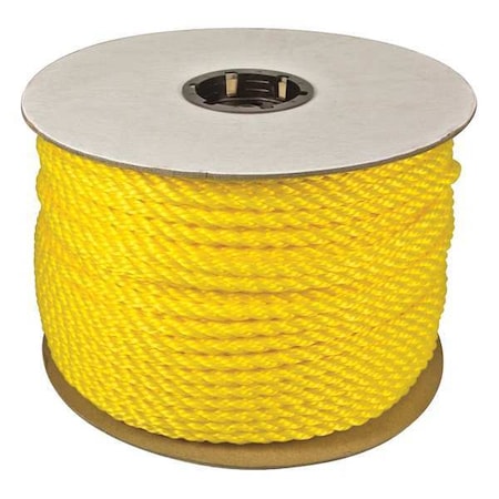 Zoro Select Rope, 1000ft, Yllw, Polyprpylne 380060-YEL-01000-05025