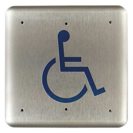 Bea Square Switch, Square, 4 3/4in., Logo 10PBSLL