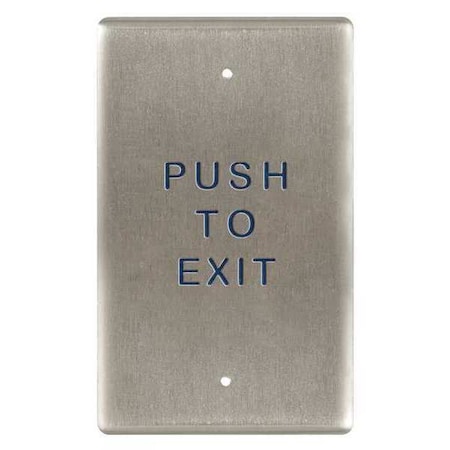 Bea Single Gang Switch, Push to Exit 10PBO24E