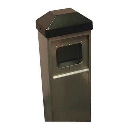 Bea Bollard, Plastic, Surface Mount, Bronze 10BOLLARDBRZ