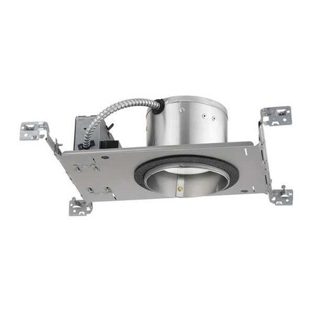 Juno Lighting LEDRcsDnLit, 5in, 8.6W, 3500K, Flt, AirNewCon IC20LED G4 06LM 35K 90CRI 120 FRPC