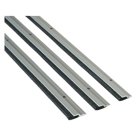 National Guard Weatherstrip, 1/4in., Neoprene, Black 127NA-36x84