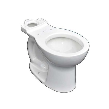 American Standard Toilet Bowl, 1.28 gpf, Gravity Fed, Floor Mount, Round, White 3195B101.020