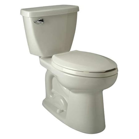 Zurn Tank Toilet, 1.28 gpf, Siphon Jet, Floor Mount, Elongated, White Z5555-K