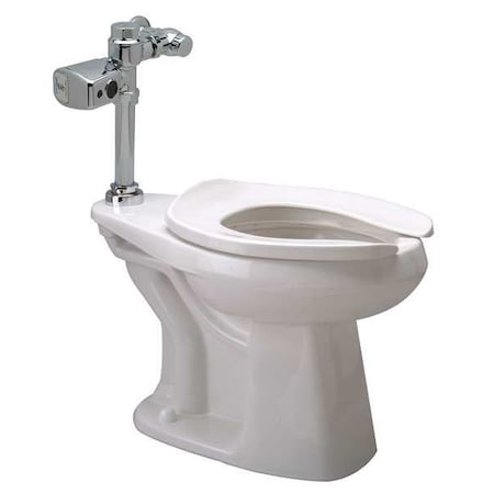 Zurn Bedpan Flush Valve Toilet, 1.28 gpf, Flush Valve, Floor Mount, Elongated, White Z5666.243.00.00.00