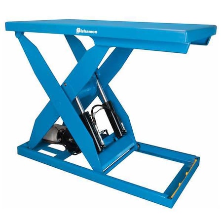 Bishamon Scissor Lift Table, 5000 lb. Cap, 48"W, 72"L L5K-4872