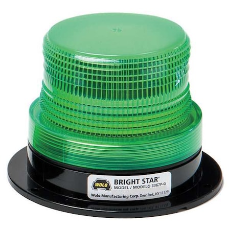 Wolo Strobe Light, Green, Flashing 3367P-G