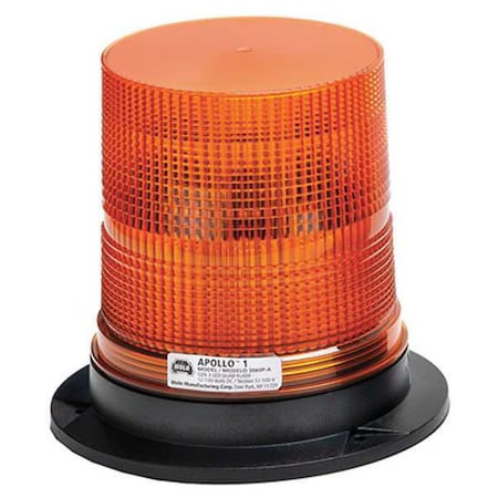 Wolo LED Warning Light, Amber, 12/100VDC 3060P-A