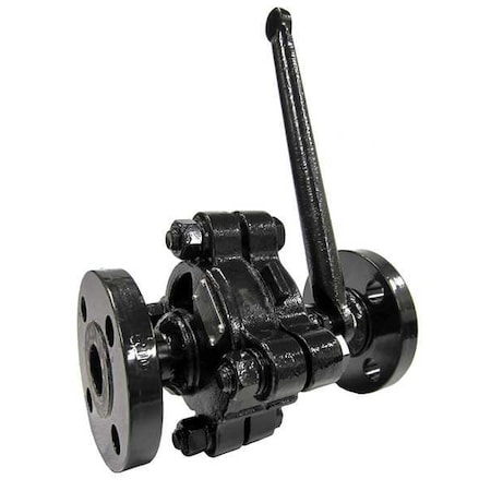 United Brass Works Gate Valve, 1-1/2 In., Flange 307165