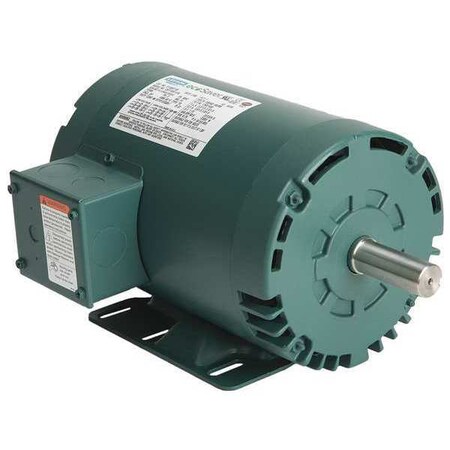 Leeson 3-Phase General Purpose Motor, 1 HP, 230/460V AC Voltage, 56HZ Frame, 1,760 Nameplate RPM C6T17DB117B