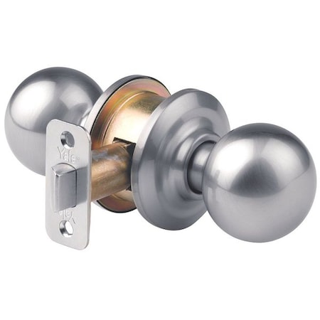 Yale Knob Lockset, Mechanical, Passage, Grd. 2 BP10-619