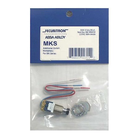 Securitron Door Switch, Stainless Steel, Satin Stainless
