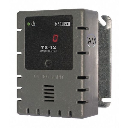 Macurco Fixed Gas Detector, NH3, 4-1/2in.Hx4in.W TX-12-AM