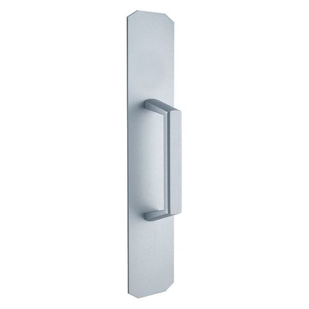 Best Dummy Escutcheon Pull, Silver, Heavy Duty QET125L626