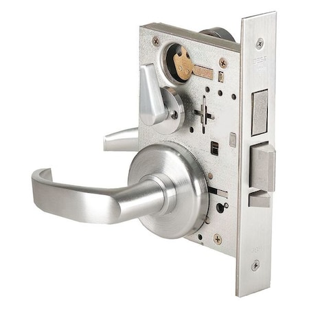 Best Mortise Lockset, Lever, 45H, Store, Mech. 45H7TD14H626RH
