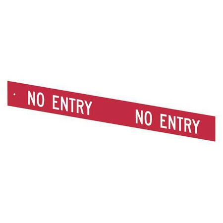 Zoro Select Printed Retract Insert, No Entry No Entry RCDI-RD05 | Zoro