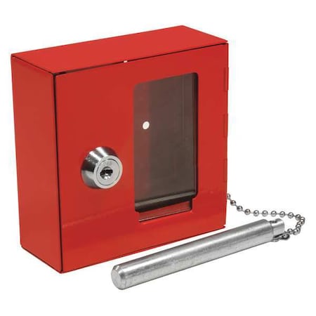 Barska Key Box, Steel, Enamel, 3-3/4inHx1inW AX11838