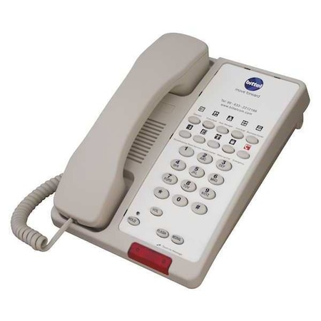 Bittel Hospitality Telephone, Analog, Wall or Desk Cream 38TS10-C