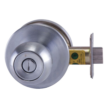 Best Knob Lockset, 2-3/4" Backset, Mechanical 8K30L4ASTK626