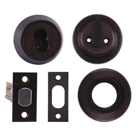 Best Deadbolt, Chrome, Single, 2-3/4in. 8T37KSTK613