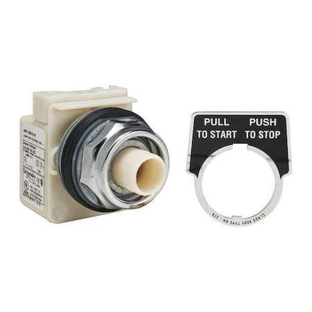 Schneider Electric Illuminated Push Button Operator, 30 mm, Red 9001KR9P35LR