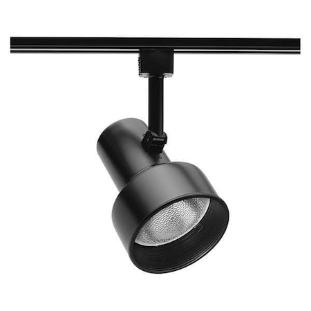 Juno Lighting Track Lighting Head, Step, Blk/Blk, 4 3/8in R512 BLB BL