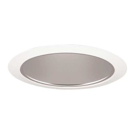 Juno Lighting RcssdDwnltTrim, 6in, Wht/Slv, Open, Srs27 27 HZWH