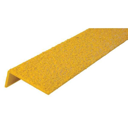 Rust-Oleum Anti-Slip Stair Nosing Fiberglass Reinforced Plastic Medium Grit Size, Yellow, 32 in W x 292482