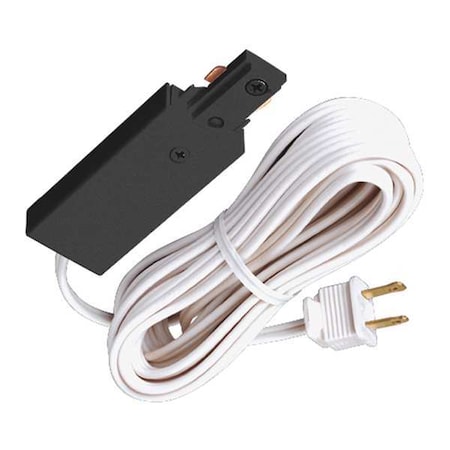 Juno Lighting Cord and Plug Connector, Black R22 BL