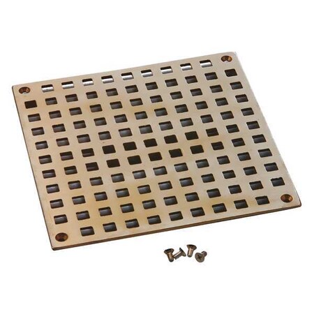 Jay R Smith Mfg Co Floor Drain 8 3 8 In L Nickel Bronze