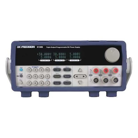 B&K Precision Triple Output DC Power Supply, 30V, 3A 9132C
