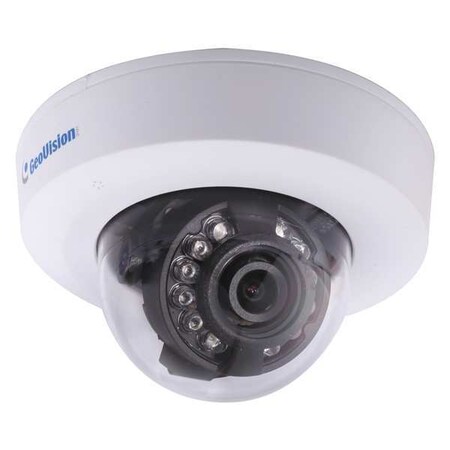 Geovision IP Camera, 1.3 MP, 2.80mm, 2-13/32inH, 5.8W GV-EFD1100-0F