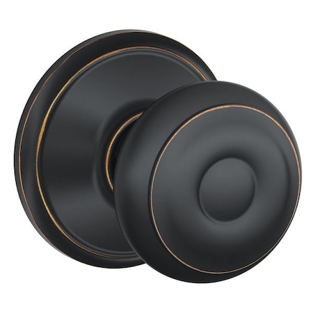 Schlage Knob Lockset, Mechanical, Passage, Grd. 1 F10 GEO 716