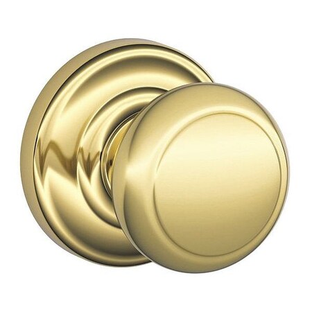 Schlage Knob Lockset, Mechanical, Passage, Grd. 1 F10 AND 605 AND