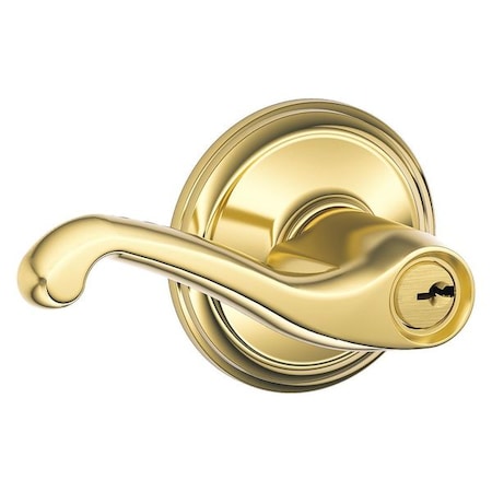 Schlage Lever Lockset, Mechanical, Entrance, Grd. 2 F51A FLA 505